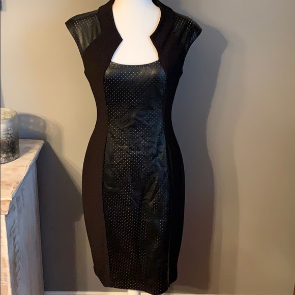 Joseph Ribkoff Dresses & Skirts - Joseph Ribkoff Faux Leather Dress